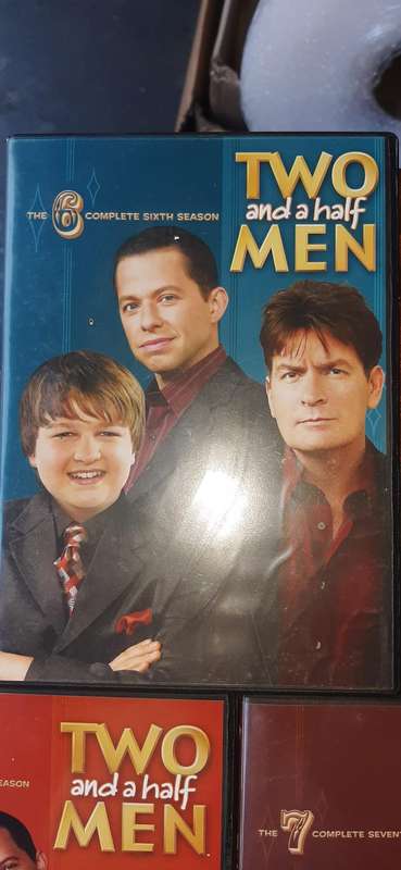 Variety of tv series Two and half men dvd's sreies listed in description