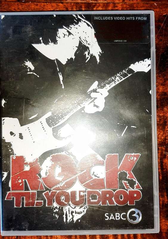 Rock till you drop.Dvd's from SABC 3 very rare.