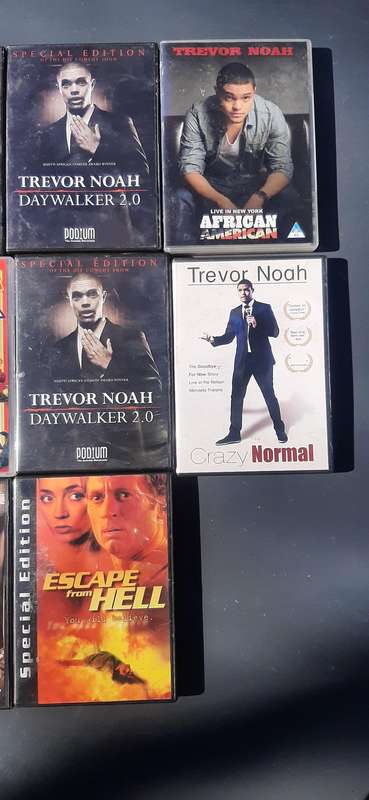 Variety of 8 dvd movies and Comedy entertaiment  listed in description