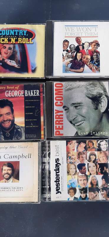 Variety of 12 musical cd's listed in description
