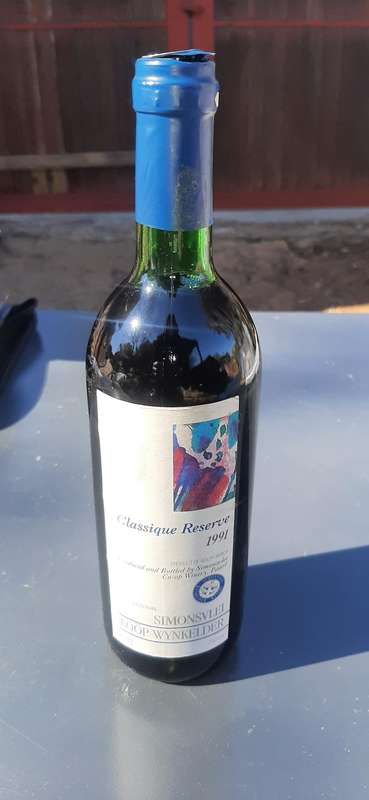 Simonsvlei Classique Reserve 1991 red wine
