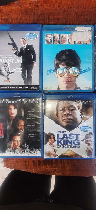 Selection of 13 blue ray dvd cd's various movies..Look at pics