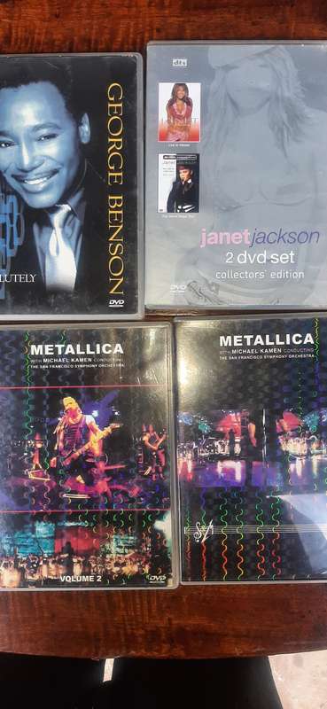 Selection of 10 musical dvd cd's various artist.Look at pics
