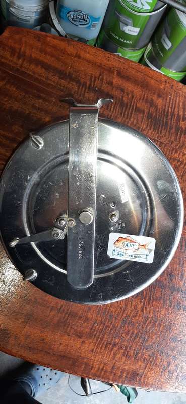 Vintage Alvey Snapper 925C52 fishing reel for surf and deep sea.With Bloodline