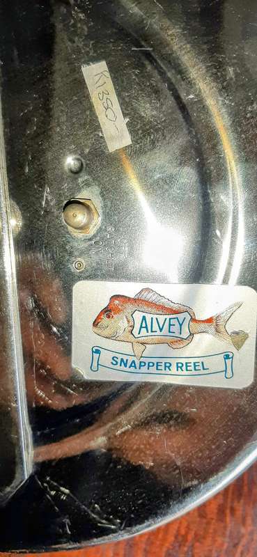 Vintage Alvey Snapper 925C52 fishing reel for surf and deep sea.With Bloodline