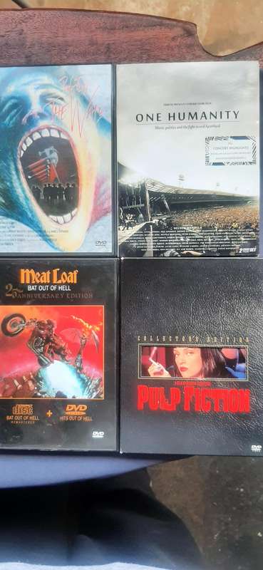 Collection of 7 musical collectable dvd and collectable movie dvd