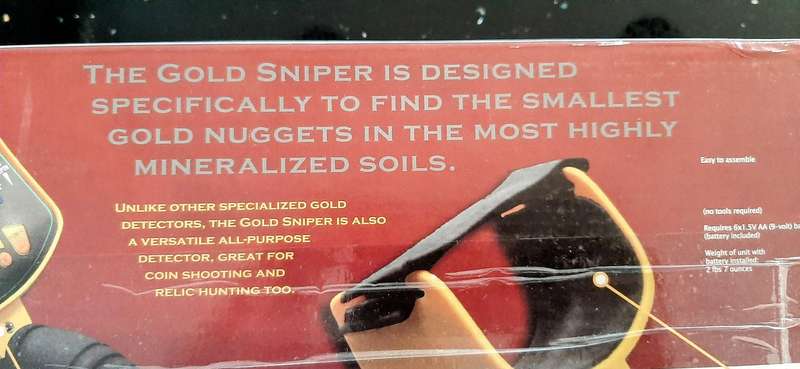 Gold sniper gold detector