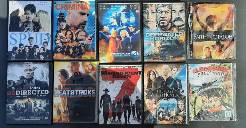 Set of 20 dvd's. Description on photos.