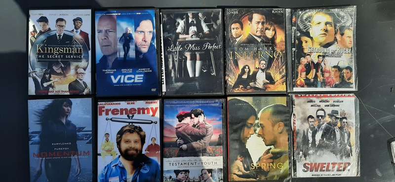 Set of 20 dvd's. Description on photos.