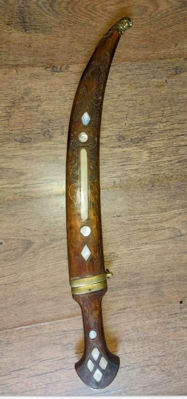 Ceremonial turkish sword with scabbard