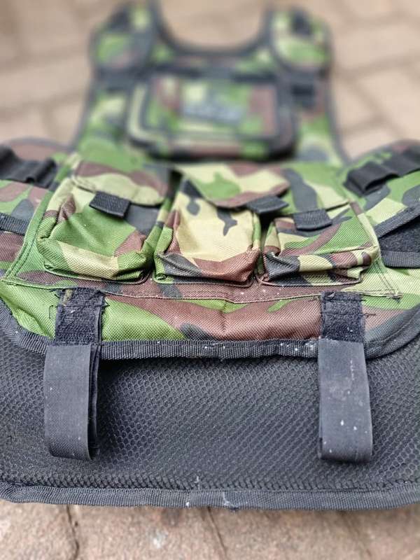 paint ball camo jacket