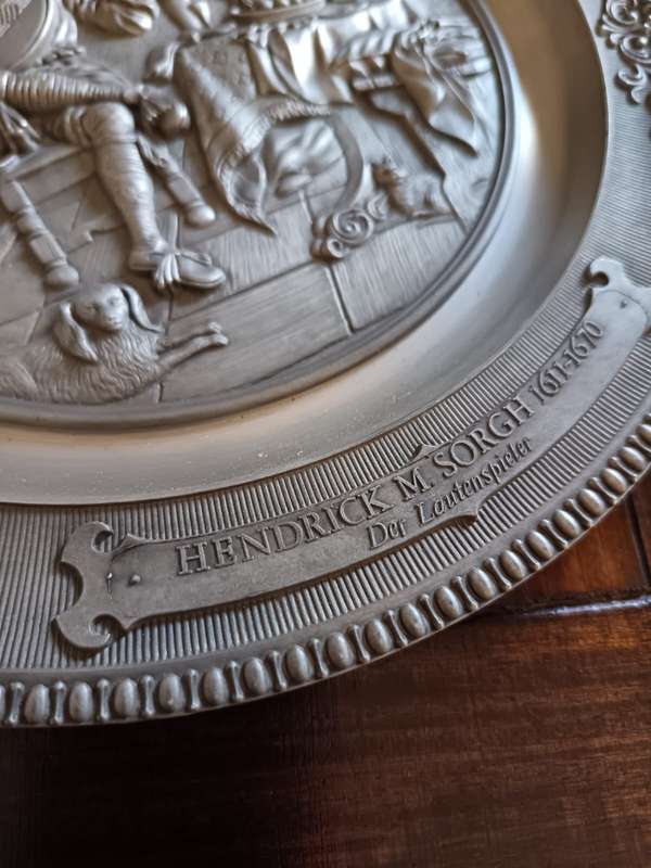 Vintage Pewter plate