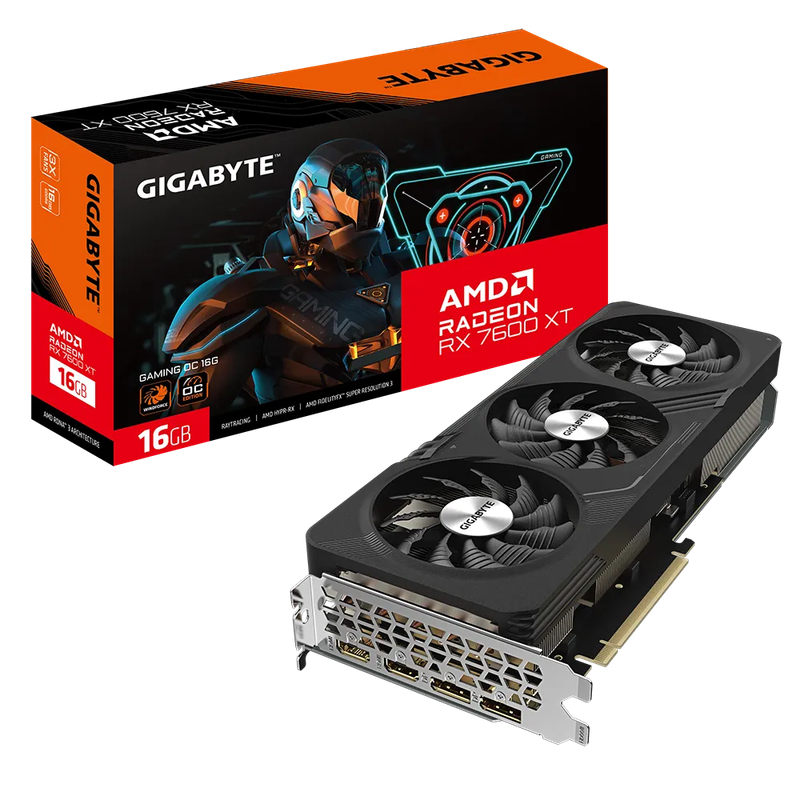 GIGABYTE GAMING Radeon RX 7600 XT OC