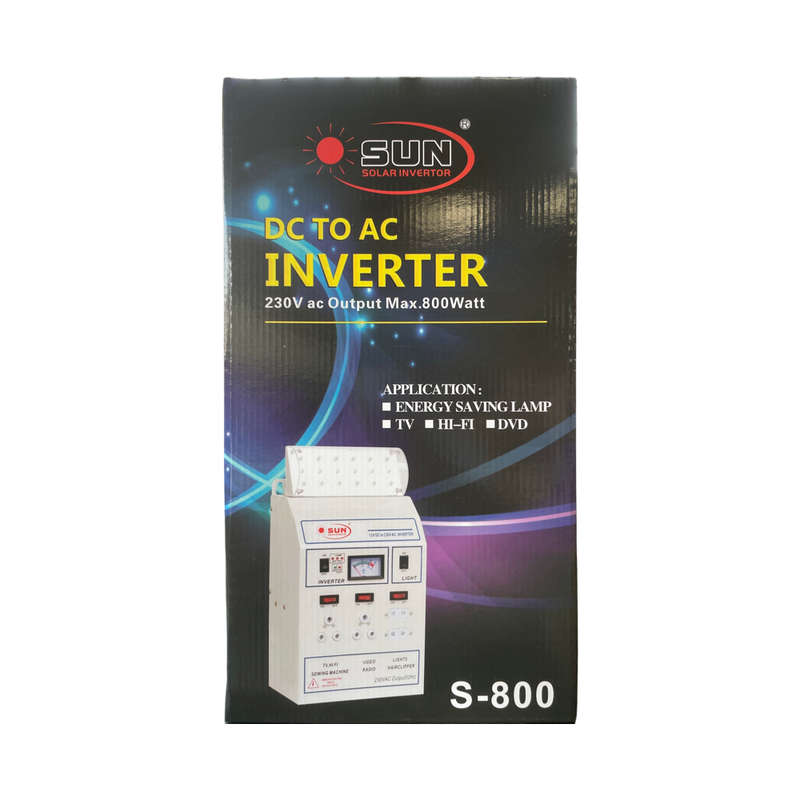 800W 230V DC To AC Power Inverter With Emergency LED Light - S-800