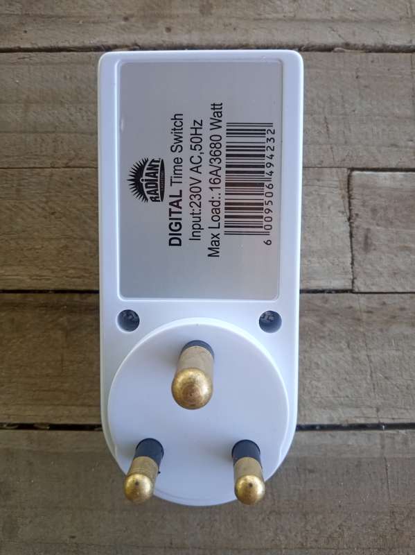 Radiant Timer Switch Digital 8 Button