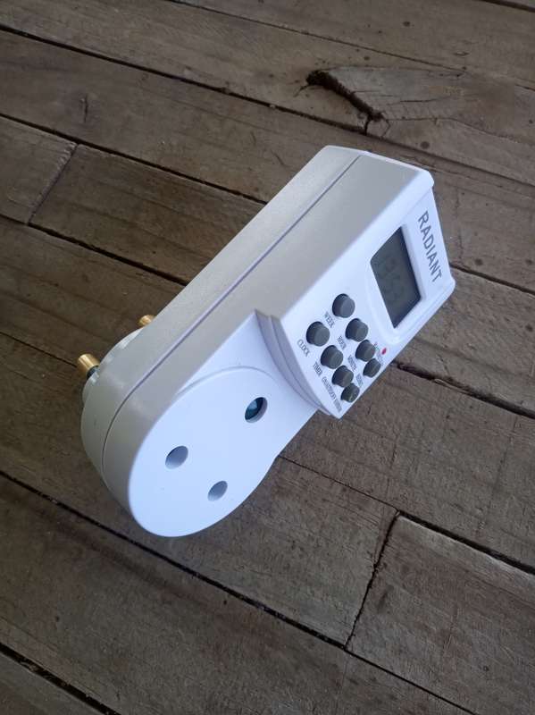 Radiant Timer Switch Digital 8 Button