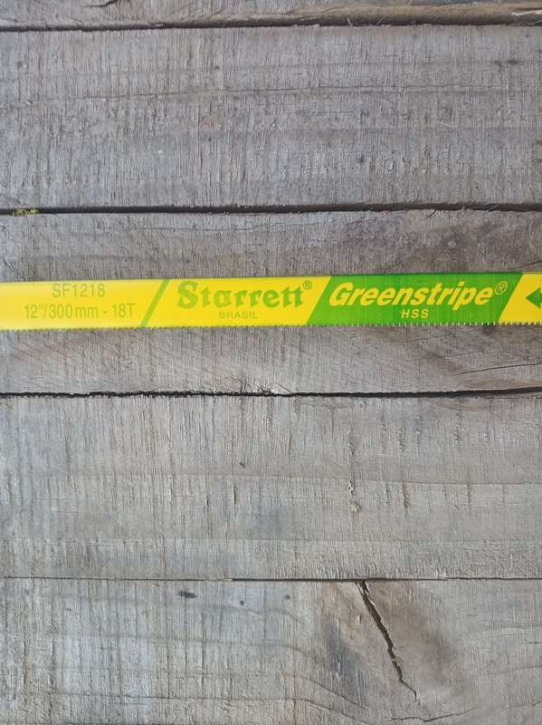 Starrett SF1218 Green Stripe 300mm/18T Hacksaw Blade - 1 Unit
