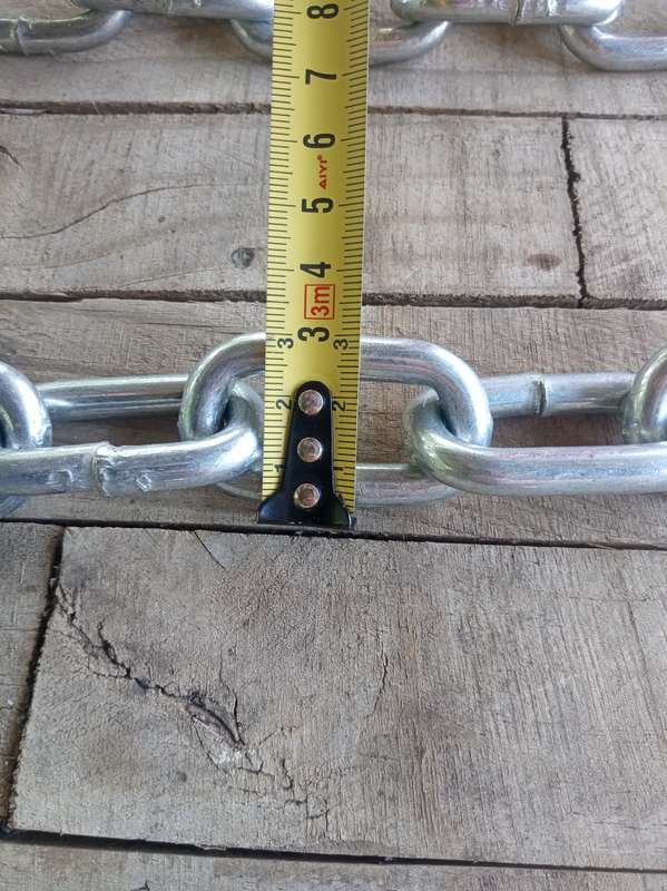 8mm Chain 50x30mm - 3m Length