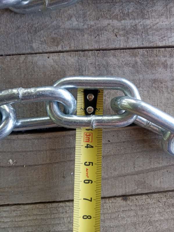 8mm Chain 50x30mm - 3m Length