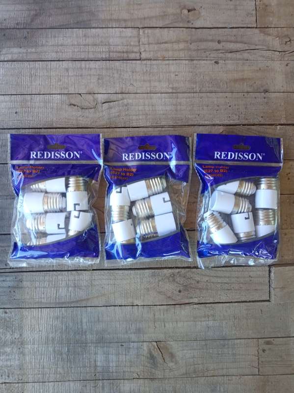 18 x E27 to B22 Light Bulb Converters