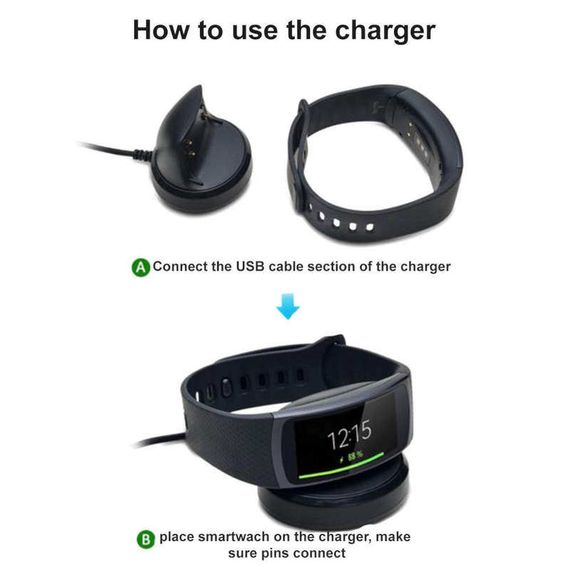 Replacement Cradle Charging Dock For Samsung Gear Fit2/SM-R360