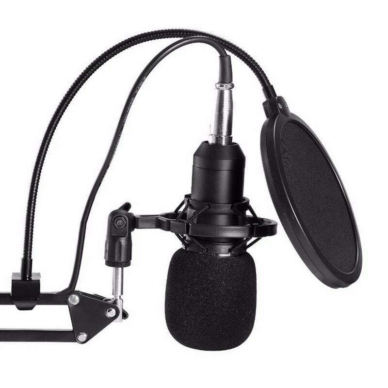 Studio Recording Condenser Microphone Kit for Network Broadcasting