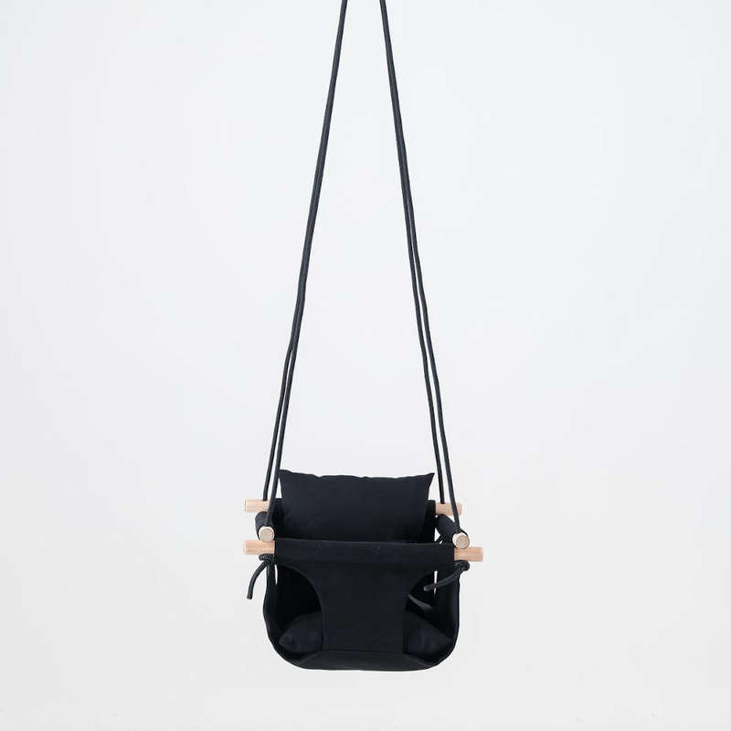 Tiger Lily Baby Swing - Charcoal Denim