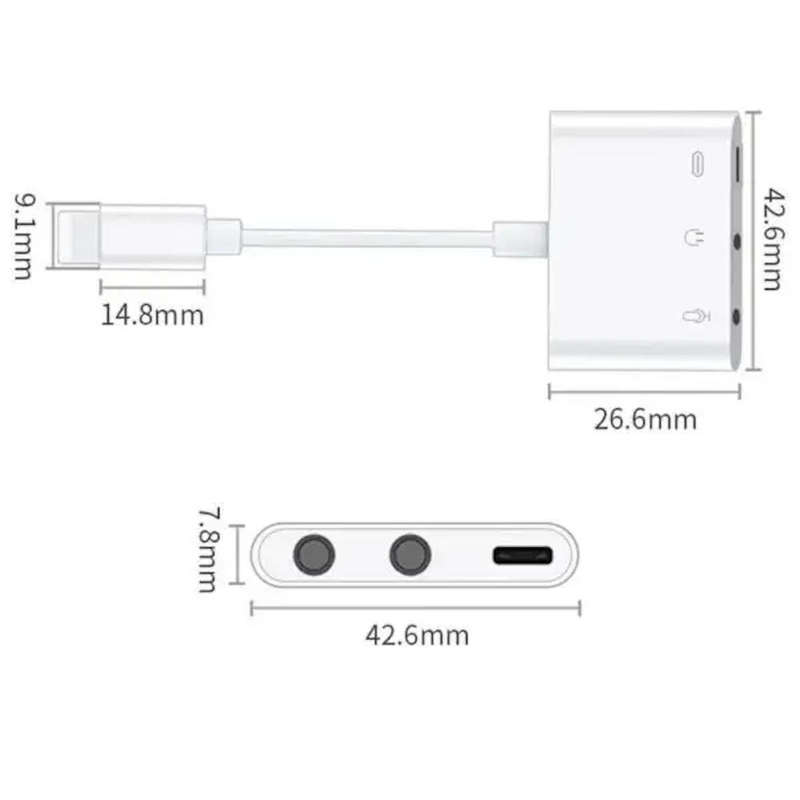 Live Streaming Adapter for iphone 7 8 X XS Xr 11 - (JH-099)