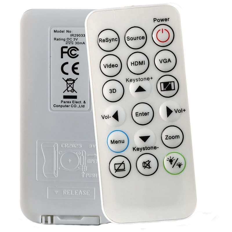 Replacement Remote Control for Optoma DAESSGL DAESSGN DAEXSGL DS344 DS346 DW345