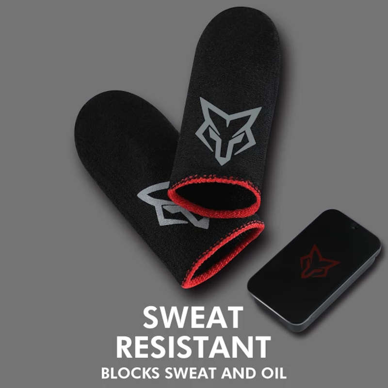 Sarafox V6 - Finger Sleeves for Gaming PUBG - 4 x Finger Sleeves