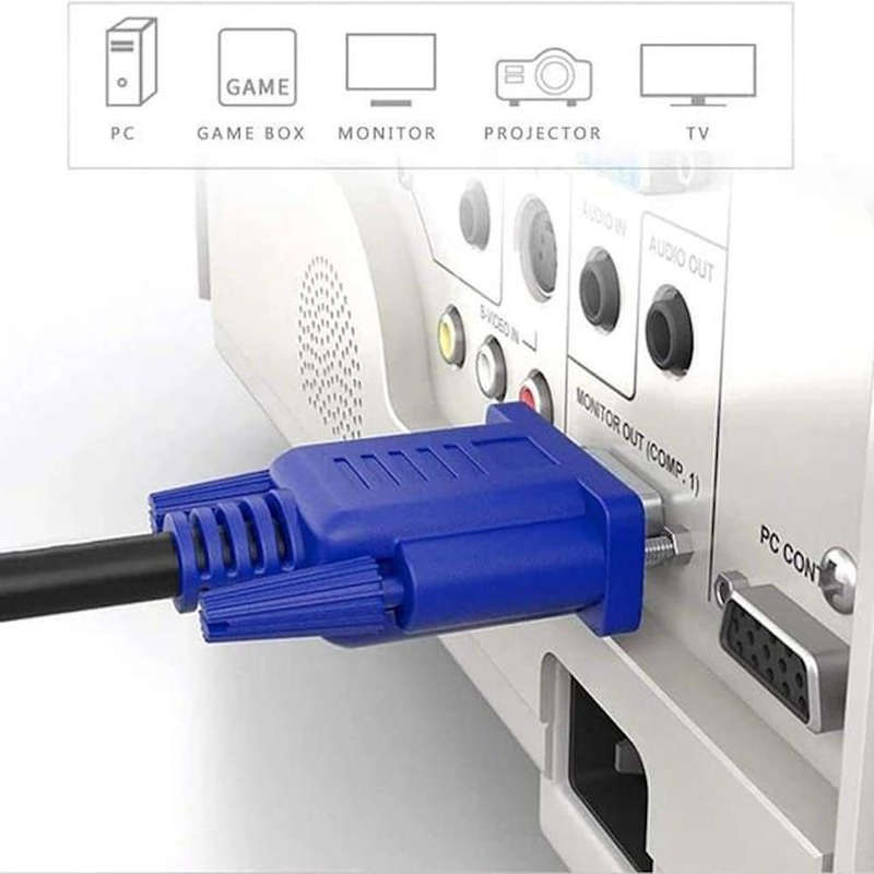 VGA Male to 2 VGA Female Cable