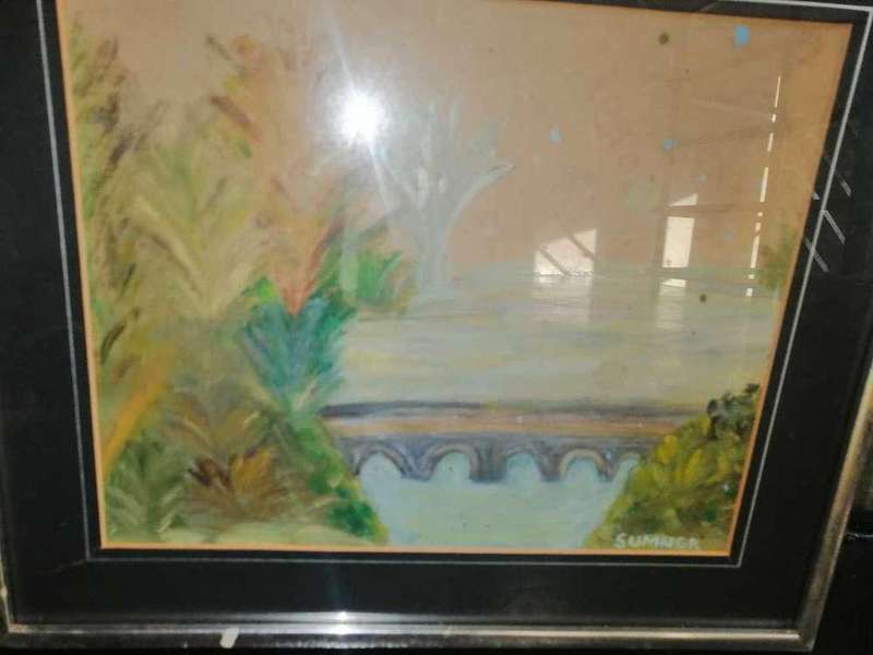 Maud sumner art piece hand painting signed Sumner