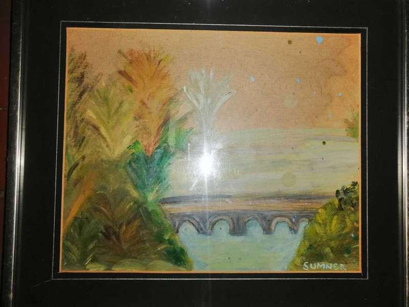 Maud sumner art piece hand painting signed Sumner