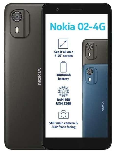 NOKIA 02-4G ANDROID PHONE IN PRISTINE CONDITION network locked vodacom