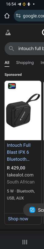 Intouch IPX6 BLUETOOTH SPEAKER NEW PRICE NEGOTIABLE