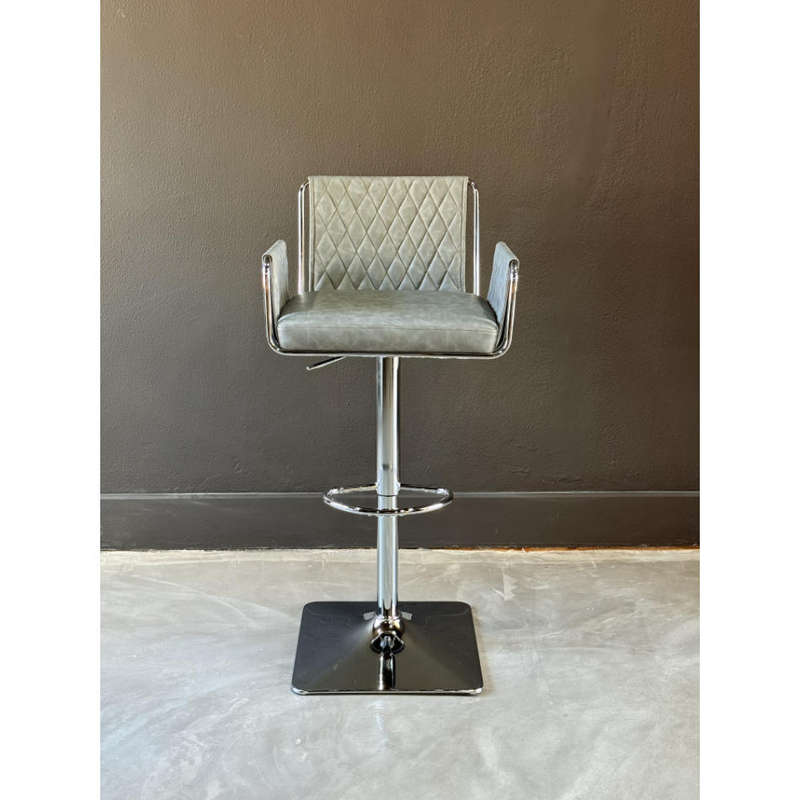 KC FURN  Marvin Set Of 2 Faux Leather Barstools