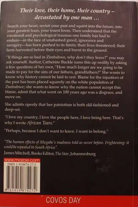 African Tears by Catherine Buckle - Zimbabwe Land Invasions (Rhodesiana)