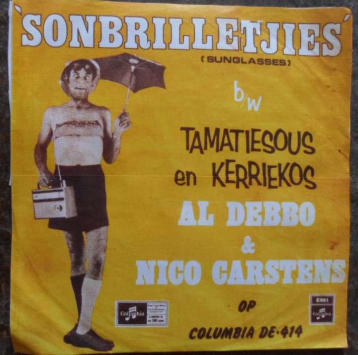 Sonbrilletjies - Al Debbo & Nico Carstens. 1968.  7".