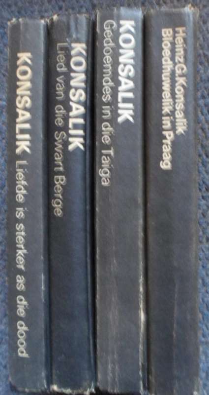 Job lot van 4 Konsalik boeke. R48 (R12 elk).