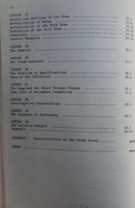 A Handbook of the Venda Language - D. Ziervogel & R.S. Dau. SCARCE!