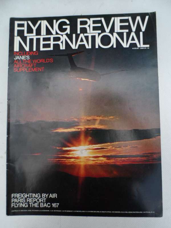 Flying Review International. Aug 1969. Magazine.  Military and Civilian.