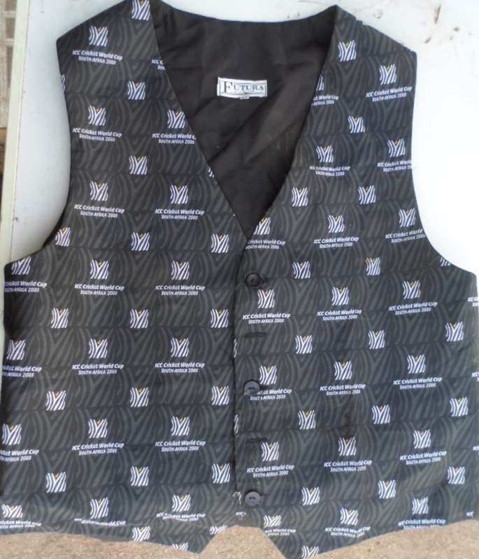 Waistcoat. Cricket World Cup 2003. SA.
