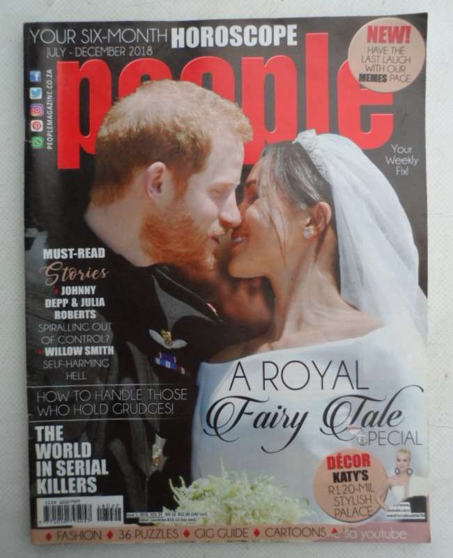 People Magazines with special the Harry's Royal Wedding.
