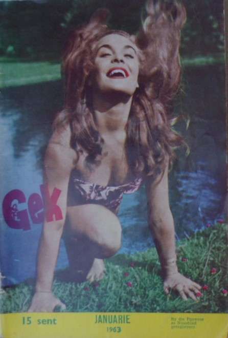 Gek. "Vintage" "stoute" tydskrif.  Jan 1963.