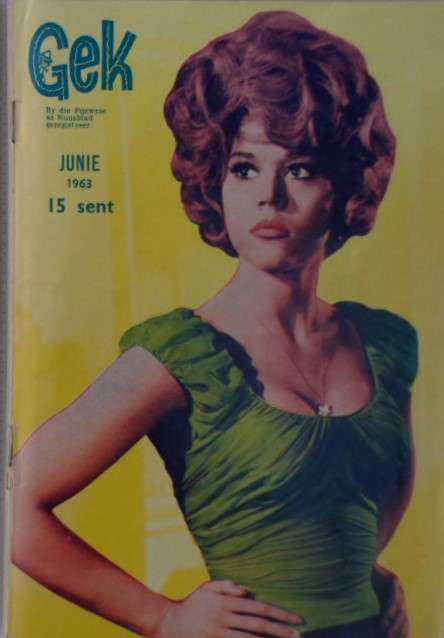 Gek. "Vintage" "stoute" tydskrif.  Junie 1963.