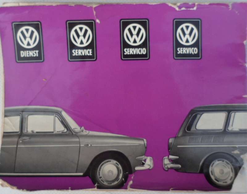 Volkswagen 1500S. Instruction Manual. RARE.