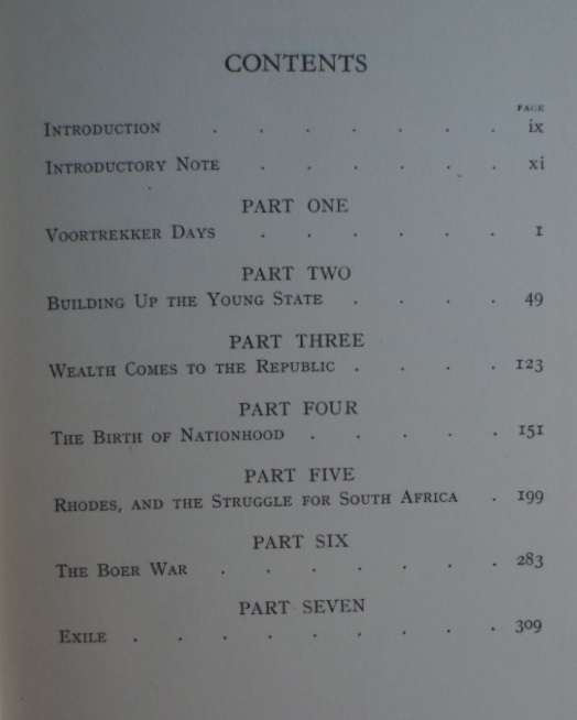 The Pace of the Ox: Paul Kruger. Marjorie Juta. 1st Ed! 1936.