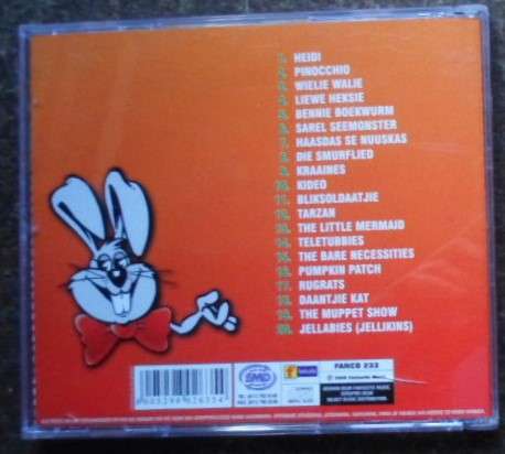 Gunsteling TV Liedjies vir Kleuters. CD. Haas Das, Heidi, Liewe Heksie ens.