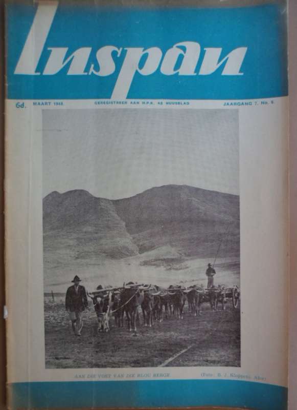 Inspan. Maart 1948. Reddingsdaadbond en F.A.K.  Baie Skaars!