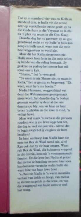 'n Huis vir Nadia - Dalene Matthee. Haar 1ste roman.